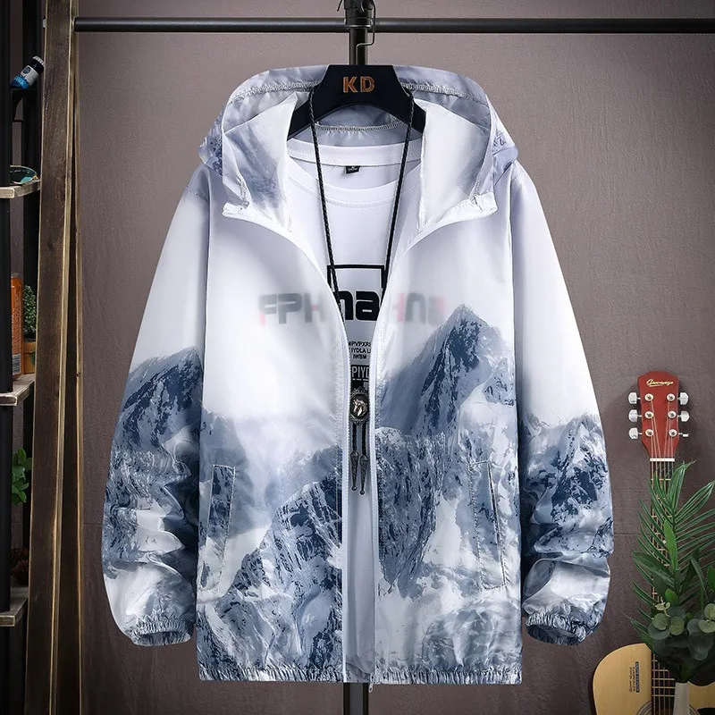 Snow Mountain Print Men's Casual Hooded Jacket Autumn Patch Thin Coat Coat Top Windbreaker Plus Size 4XL Street Apparel
Snow Mountain Print Men's Casual Hooded Jacket Autumn Patch Thin Coat Coat Top Windbreaker Plus Size 4XL Street Apparel