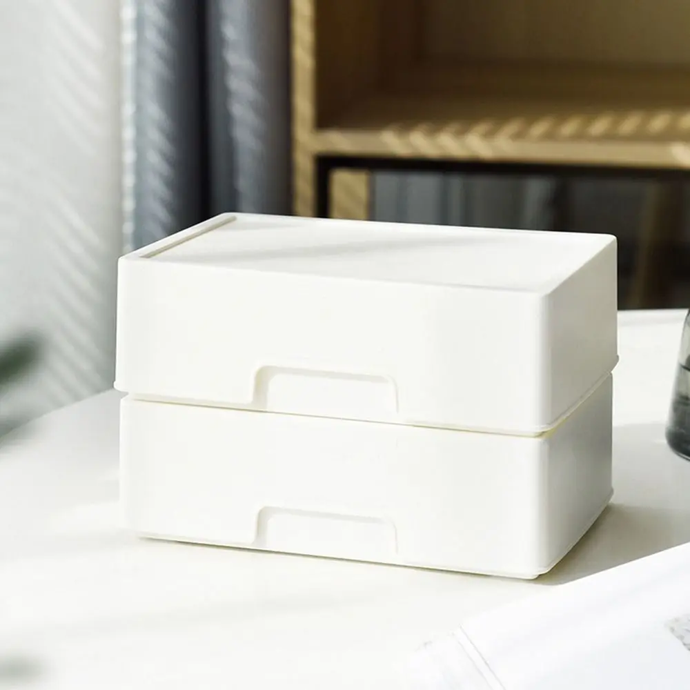 Dustproof White Plastic Storage Box Universal Stackable with Lid Cosmetic Storage Box 4 Size Drawer Organizer Masks
Dustproof White Plastic Storage Box Universal Stackable with Lid Cosmetic Storage Box 4 Size Drawer Organizer Masks