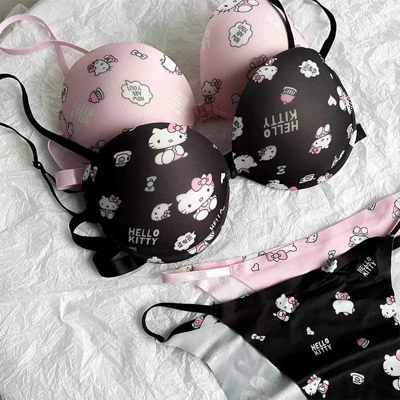 Kawaii Sanrio, Hello Kitty аниме пуговицы спереди милое нижнее белье Милое мультяшное KTcat сексуальный бюстгальтер трусы для девочек Подарки
Kawaii Sanrio, Hello Kitty аниме пуговицы спереди милое нижнее белье Милое мультяшное KTcat сексуальный бюстгальтер трусы для девочек Подарки