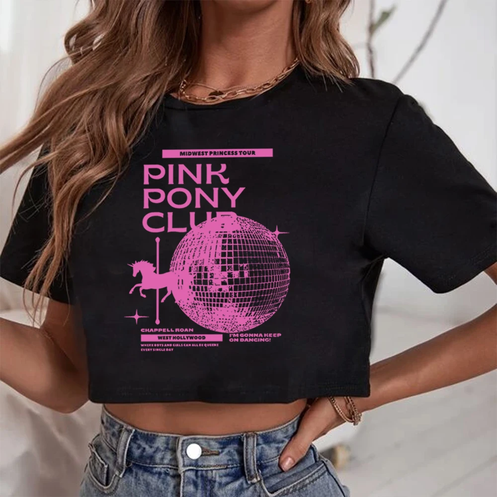 Chappell Roan Pink Pony Club Cropped T-Shirt Chappell Roan Fan Shirt Harajuku Crop Tops
Chappell Roan Pink Pony Club Cropped T-Shirt Chappell Roan Fan Shirt Harajuku Crop Tops
