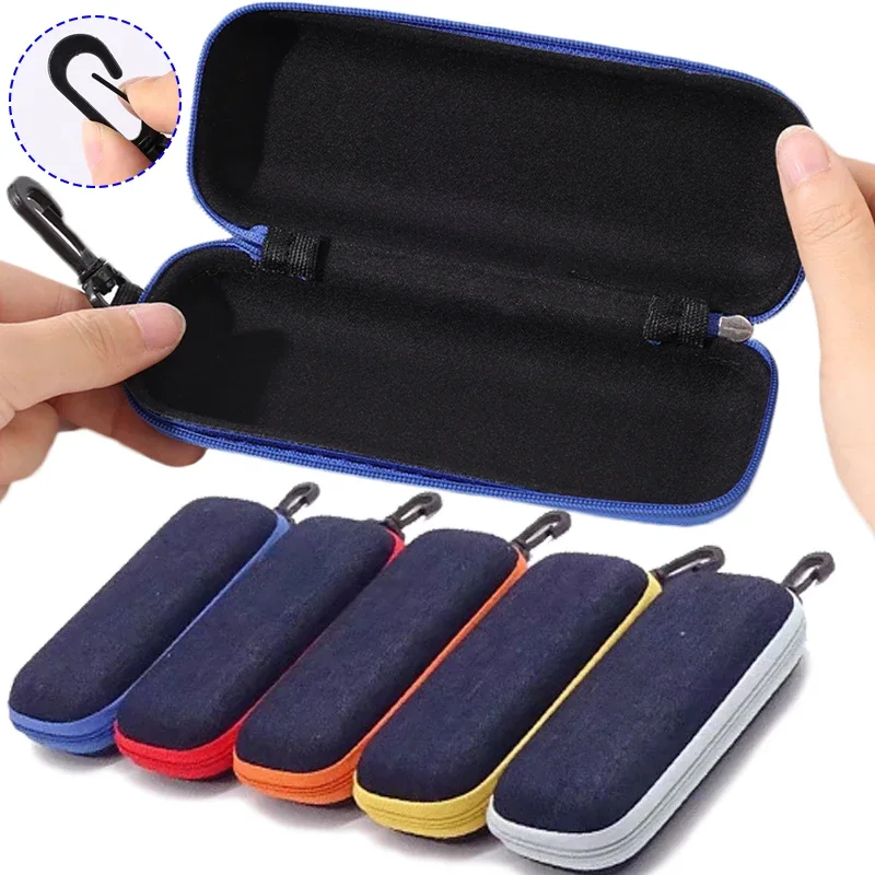 EVA Denim Portable Zipper Glasses Boxes Hook Linker Anti Loss Protective Sunglasses Case Travel Packaging Eyewear Accessories
EVA Denim Portable Zipper Glasses Boxes Hook Linker Anti Loss Protective Sunglasses Case Travel Packaging Eyewear Accessories