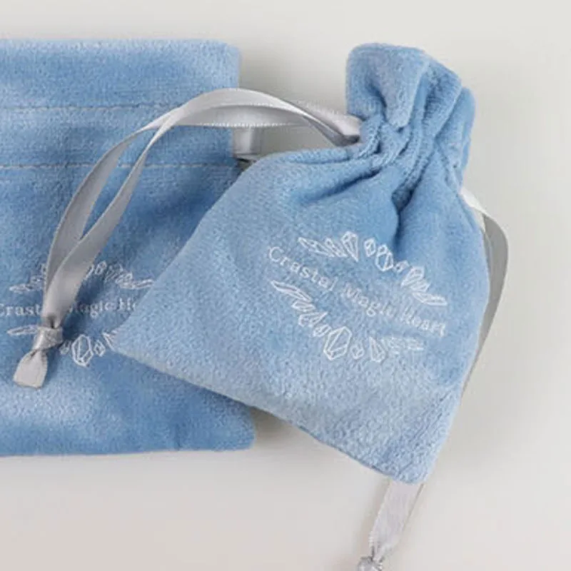 Sky Blue Velvet Ribbon Gift Bags 8x10cm 11x16cm pack of 50 Eyelashes Makeup Drawstring Pouch Jewelry Logo Sack
Sky Blue Velvet Ribbon Gift Bags 8x10cm 11x16cm pack of 50 Eyelashes Makeup Drawstring Pouch Jewelry Logo Sack