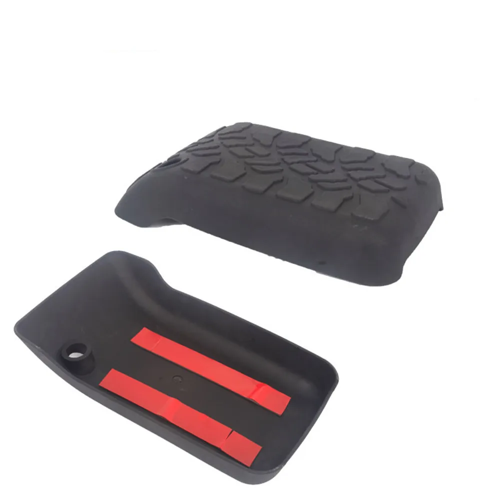 

Car Center Console Armrest Pad Cover For Jeep Wrangler TJ 1997-2007 Black Tire Tread Armrest Box Pads Modified Car Accessories