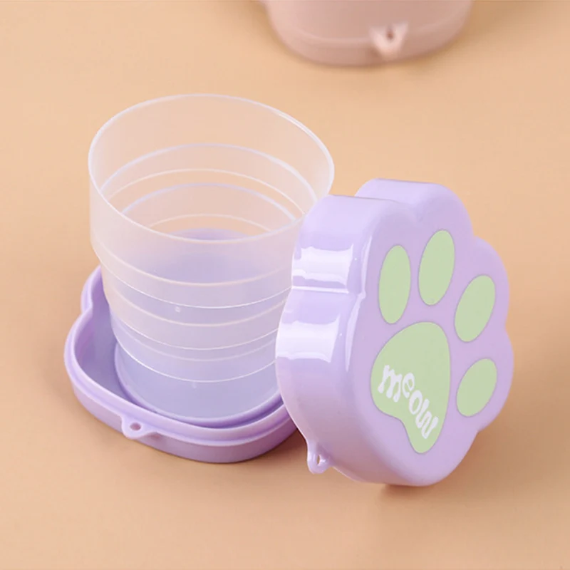 100Ml Folding Cup with Lid Portable Reusable Plastic Water Cup Cartoon Collapsible Mouthwash Cup Travel Outdoor Drinking Cup
100Ml Folding Cup with Lid Portable Reusable Plastic Water Cup Cartoon Collapsible Mouthwash Cup Travel Outdoor Drinking Cup