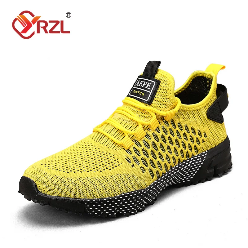 

Мужские кроссовки для бега YRZL 2024, мужские кроссовки, сетчатая дышащая Уличная обувь для тенниса, прогулок, тренировочная обувь для мужчин, большие размеры 40-47