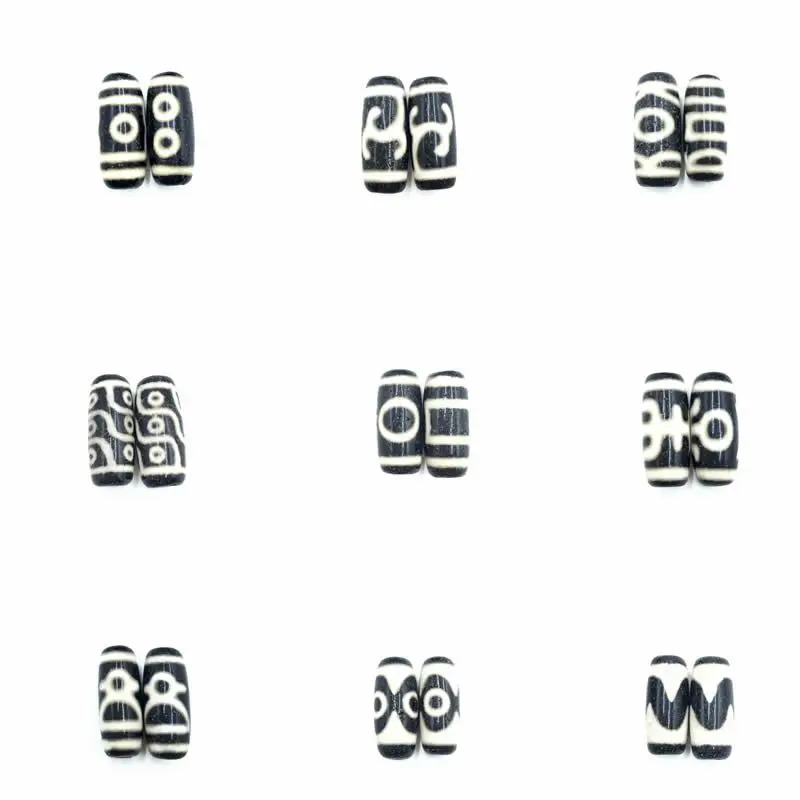 25mm Vintage Buddhist Natural Tibet Pearl Agate Black Tiger Teeth Eye God of Wealth Pattern DIY Couple Bracelet Accessories 
25mm Vintage Buddhist Natural Tibet Pearl Agate Black Tiger Teeth Eye God of Wealth Pattern DIY Couple Bracelet Accessories