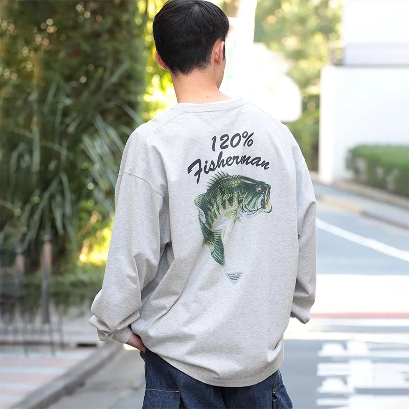 BEAMS Columbia Joint Name Outdoor Fishing Style Printed Long-sleeved T-shirt Japanese Men and Women Casual Tees 23ss
BEAMS Columbia Joint Name Outdoor Fishing Style Printed Long-sleeved T-shirt Japanese Men and Women Casual Tees 23ss
