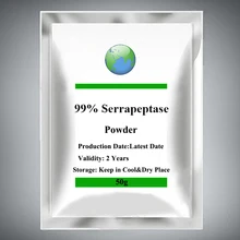 99% Neutral Protease Serrapeptase Powder, Food Grade Seradase Enzyme Powder, Improve Brain Function
99% Neutral Protease Serrapeptase Powder, Food Grade Seradase Enzyme Powder, Improve Brain Function