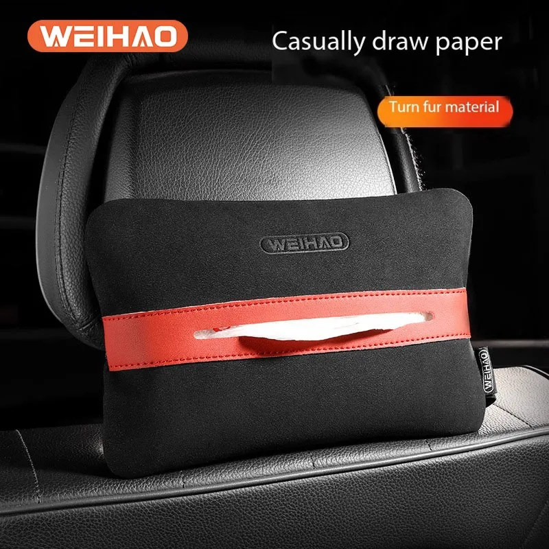 Suede Car Supplies Paper Box creative armrest box car sun visor hanging tissue box napkin foreskin cover Universal For Benz BMW
Suede Car Supplies Paper Box creative armrest box car sun visor hanging tissue box napkin foreskin cover Universal For Benz BMW