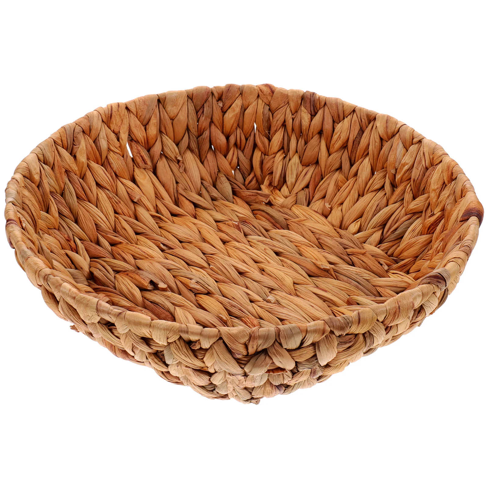 

Zero Round Woven Storage Baskets Grass Storage Dried Nut Fruit Organizer Container Vegetables Serving Basket