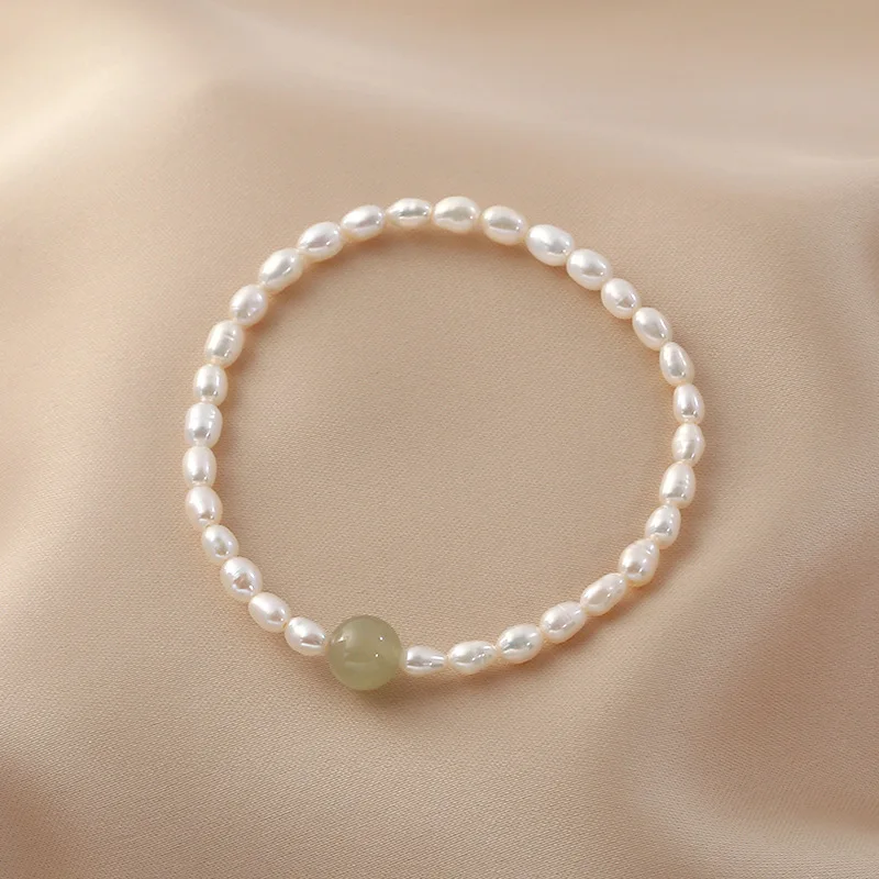 Minar Retro Green Color Natural Stone Charm Bracelets for Women Femme Genuine Freshwater Pearl Beaded Bracelet Daily Accessories
Minar Retro Green Color Natural Stone Charm Bracelets for Women Femme Genuine Freshwater Pearl Beaded Bracelet Daily Accessories
