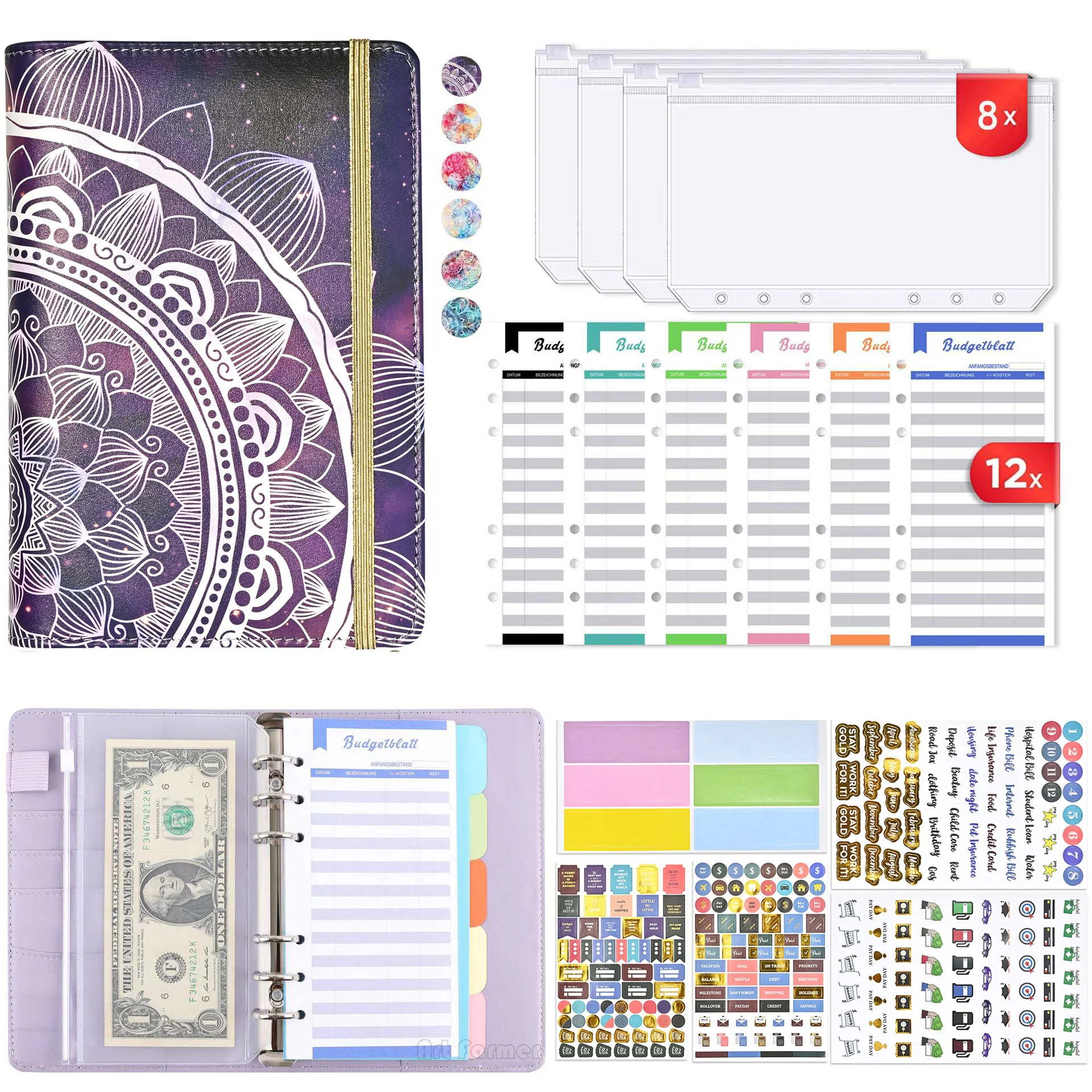 Budget Binder Notebook A6 Planner Strap Macaron Colorful Leather DIY Binding Notebook Cover Diary Agenda Planning Paper Cover
Budget Binder Notebook A6 Planner Strap Macaron Colorful Leather DIY Binding Notebook Cover Diary Agenda Planning Paper Cover