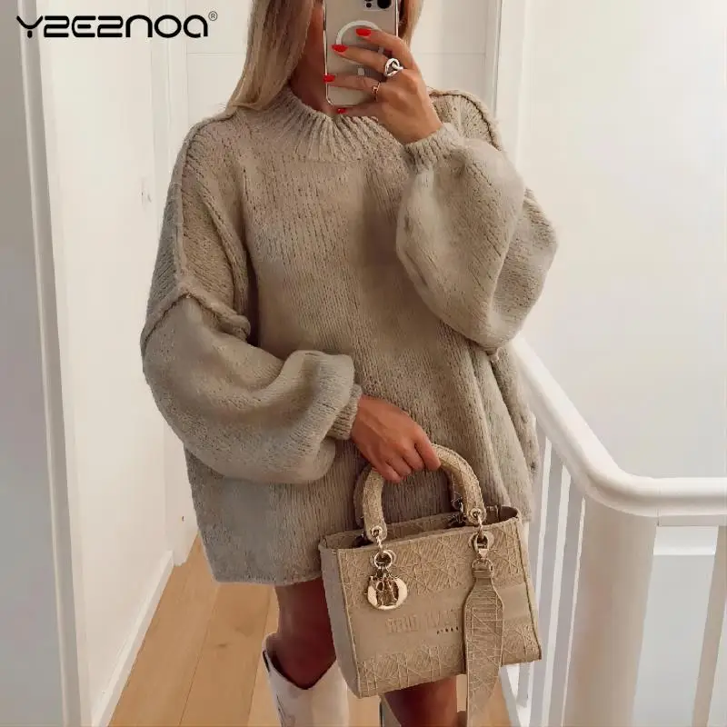 2024 New Women's Autumn Street Fashion Loose Casual Knitted Pullover Sweater Thicken Top
2024 New Women's Autumn Street Fashion Loose Casual Knitted Pullover Sweater Thicken Top