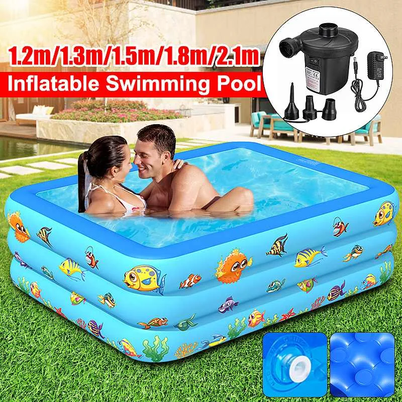 Inflatable Swimming Pool Square Swimming Pool Children Inflatable Pool Bathing Tub Baby Kid Home Outdoor Large Swimming Pool
Inflatable Swimming Pool Square Swimming Pool Children Inflatable Pool Bathing Tub Baby Kid Home Outdoor Large Swimming Pool