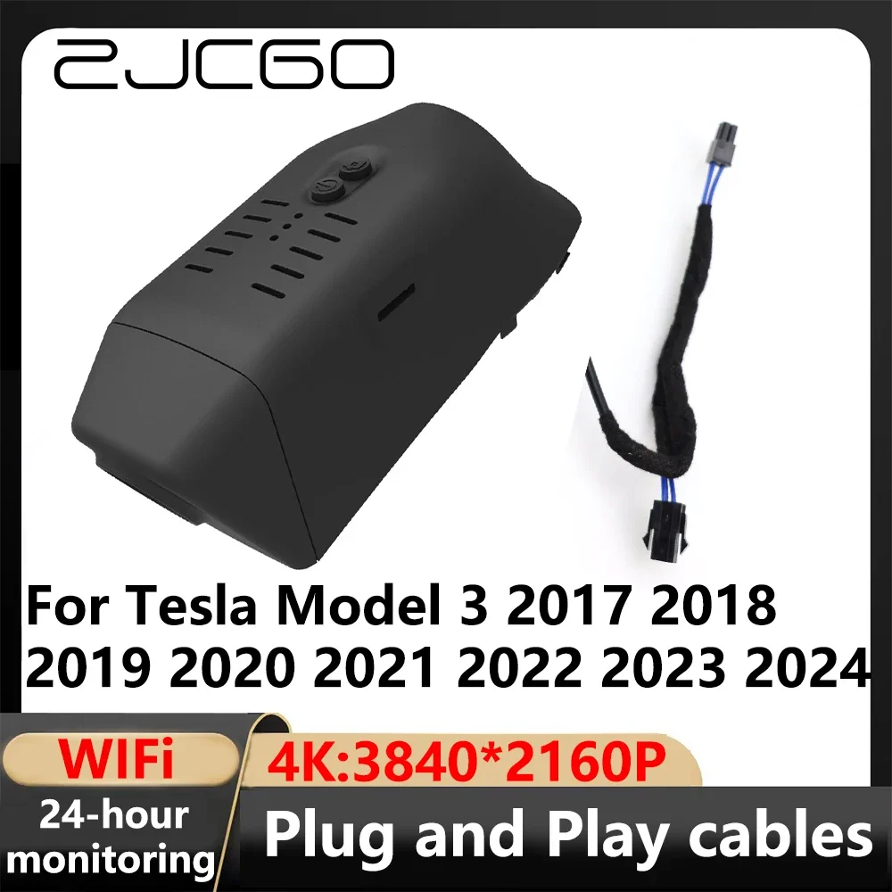 ZJCGO 4K Wifi 3840*2160 DVR Dash Cam Camera Video Recorder for Tesla Model 3 2017 2018 2019 2020 2021 2022 2023 2024
ZJCGO 4K Wifi 3840*2160 DVR Dash Cam Camera Video Recorder for Tesla Model 3 2017 2018 2019 2020 2021 2022 2023 2024