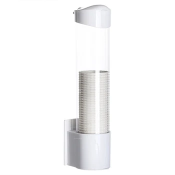 Disposable Paper Cup Remover Automatic Water Dispenser Cup Holder Home Punch-free Wall-mounted Cup Storage Rack