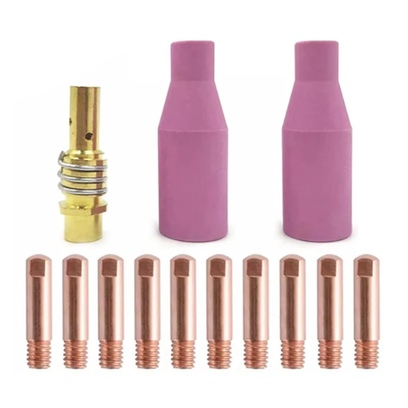 13Pcs Welding Torch MB-15AK Argon Arc Welding Gas Ceramic Nozzle Contact Tip For 15AK MIG
13Pcs Welding Torch MB-15AK Argon Arc Welding Gas Ceramic Nozzle Contact Tip For 15AK MIG