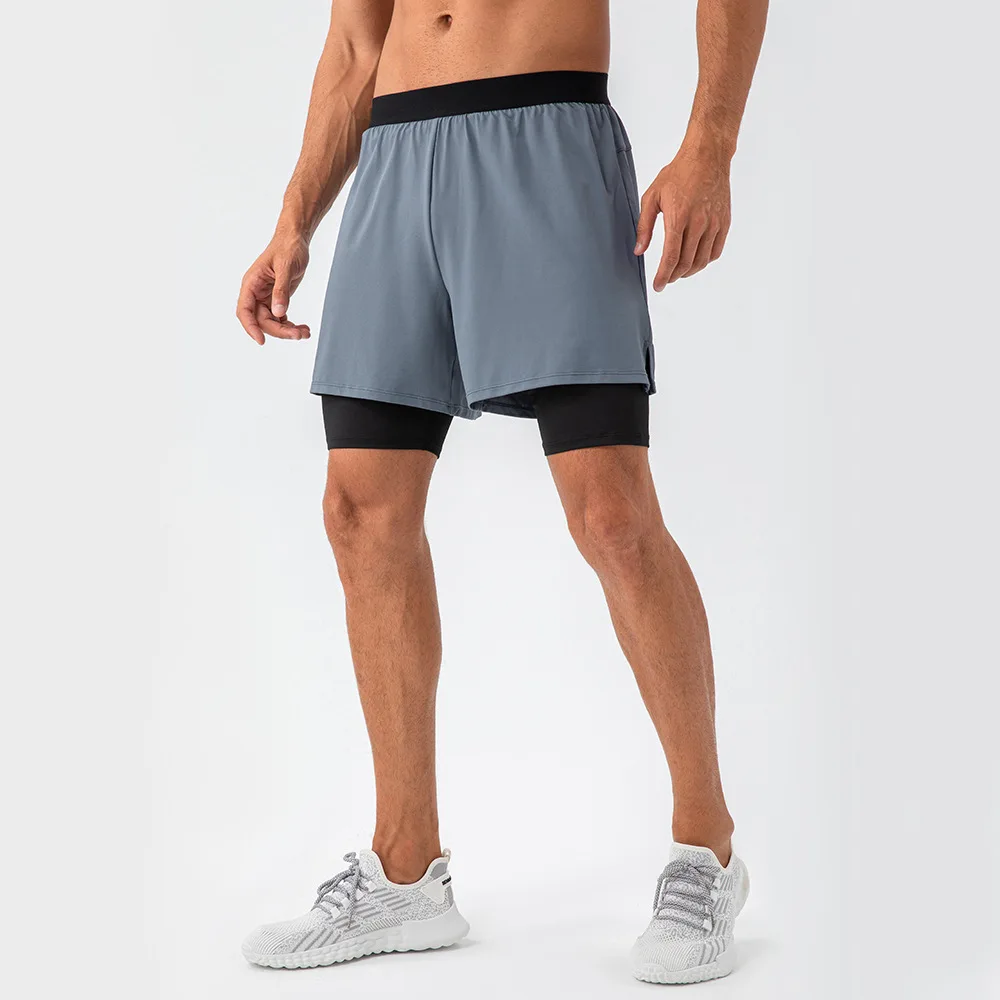 Quick drying loose double-layer breathable running fitness pants sports casual gym shorts
Quick drying loose double-layer breathable running fitness pants sports casual gym shorts