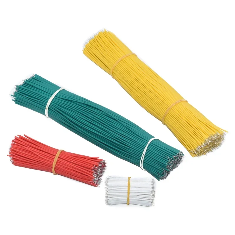 

100Pcs Tin-Plated Breadboard PCB Solder Cable 24AWG 5CM 10CM 15CM 20CM Fly Jumper Line Tin Conductor Wire 1007-24AWG