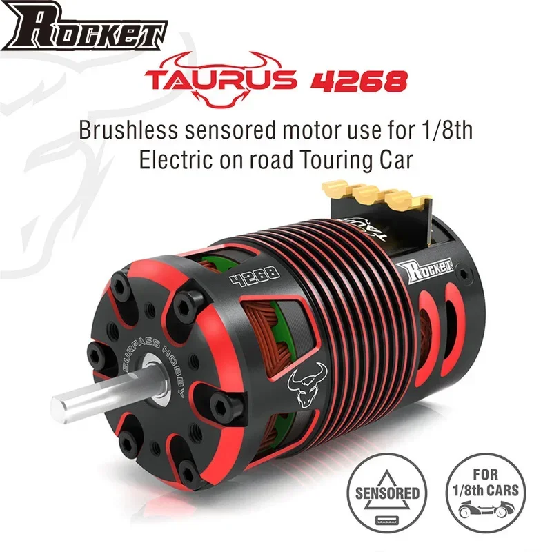 Rocket 4268 Brushless Motor 1550KV 1850KV 2250KV 2350KV 2450KV 2700KV Sensored for 1/8 RC Car ARRMA TRACTION KM HPI
Rocket 4268 Brushless Motor 1550KV 1850KV 2250KV 2350KV 2450KV 2700KV Sensored for 1/8 RC Car ARRMA TRACTION KM HPI