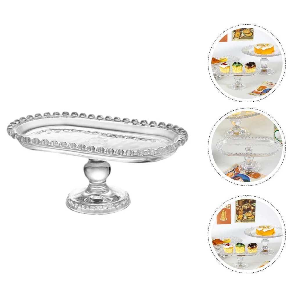 Dessert Tray Decorative Fruit Plate Transparent Crystal Glass Fruits Modern Style Snack Display Stand
Dessert Tray Decorative Fruit Plate Transparent Crystal Glass Fruits Modern Style Snack Display Stand