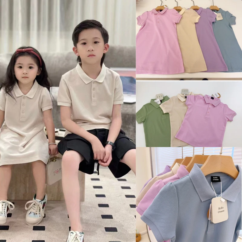 Kids Polo T Shirts 2023 New Summer Brand Design Girls Boys Cute Short Sleeve Tees Baby Child Cotton Outfits
Kids Polo T Shirts 2023 New Summer Brand Design Girls Boys Cute Short Sleeve Tees Baby Child Cotton Outfits