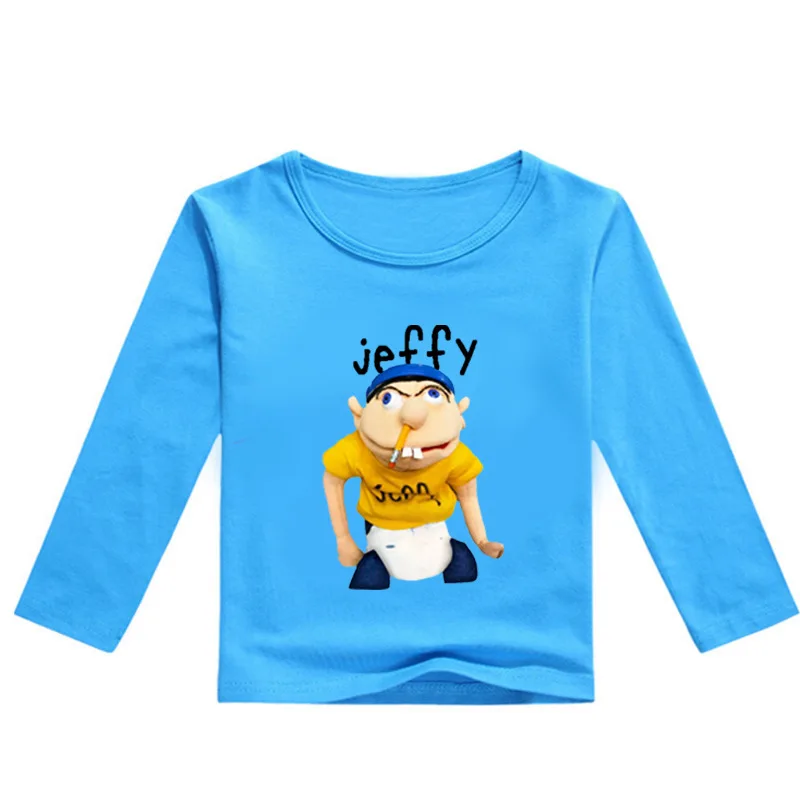 2-16 Anime Puppet JEFFY Youth T Shirt Kids Cartoon T-shirt Baby Boy Long Sleeve Tops Girls Cartoon Tshirt Children Fall Clothes
2-16 Anime Puppet JEFFY Youth T Shirt Kids Cartoon T-shirt Baby Boy Long Sleeve Tops Girls Cartoon Tshirt Children Fall Clothes