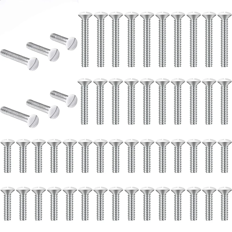 225 Pcs Wall Plate Screws Replacement Outlet Screws White Screws Long Electrical Outlet Screws For Receptacle Cover
225 Pcs Wall Plate Screws Replacement Outlet Screws White Screws Long Electrical Outlet Screws For Receptacle Cover