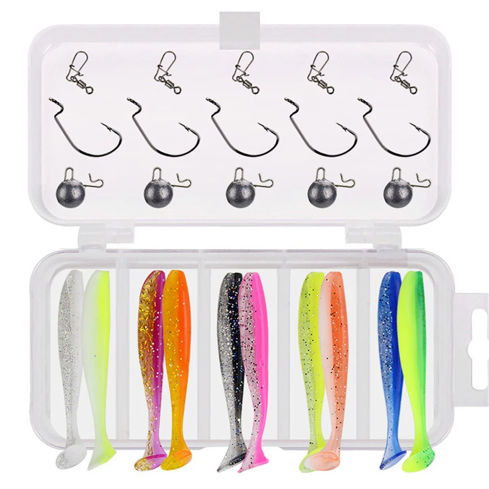 Soft T-Tail Worm Fishing Lure Kit Drop Shot Rig With Drop Shot Weight For Outdoor Freshwater Saltwater
Soft T-Tail Worm Fishing Lure Kit Drop Shot Rig With Drop Shot Weight For Outdoor Freshwater Saltwater
