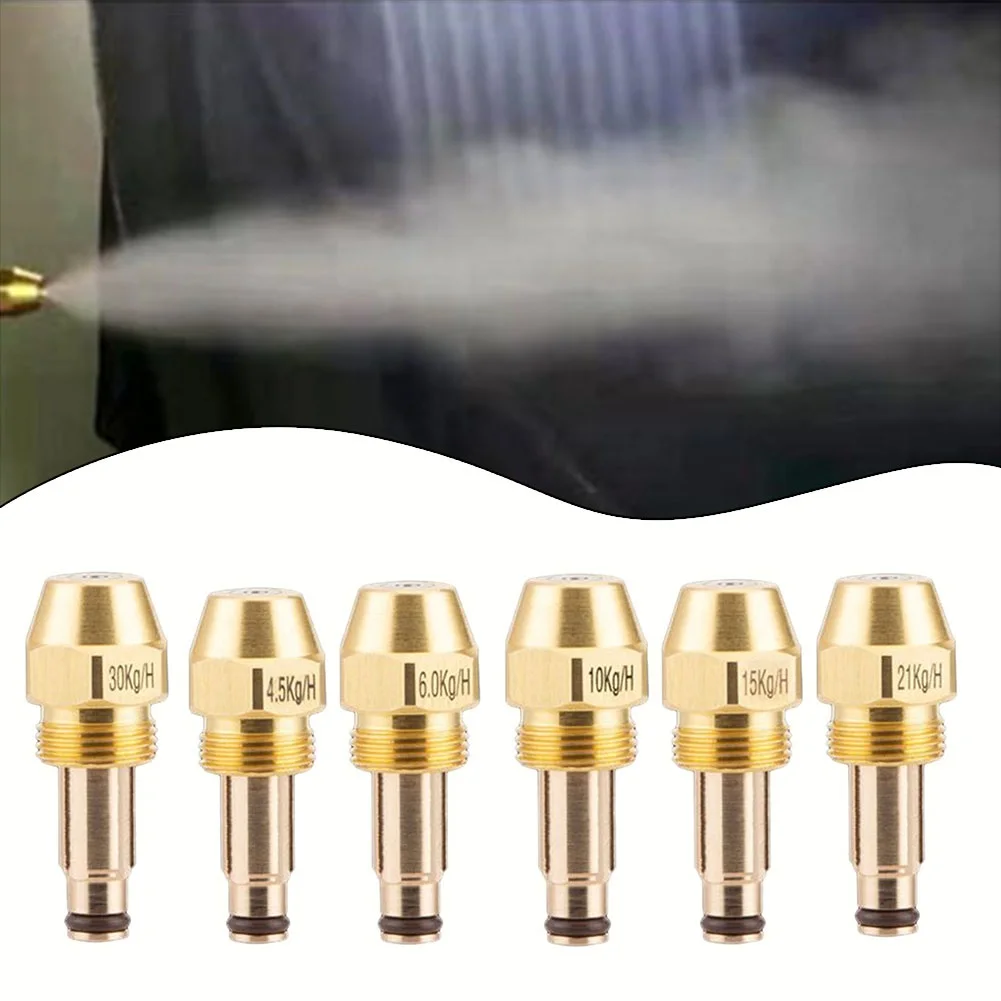 Oil Heater Nozzle Brass Stainless Steel Rust Corrosion Resistant High Pressure Nozzle 42*16mm 4.5KgH 6.0KgH 10KgH 15KgH 21Kg
Oil Heater Nozzle Brass Stainless Steel Rust Corrosion Resistant High Pressure Nozzle 42*16mm 4.5KgH 6.0KgH 10KgH 15KgH 21Kg