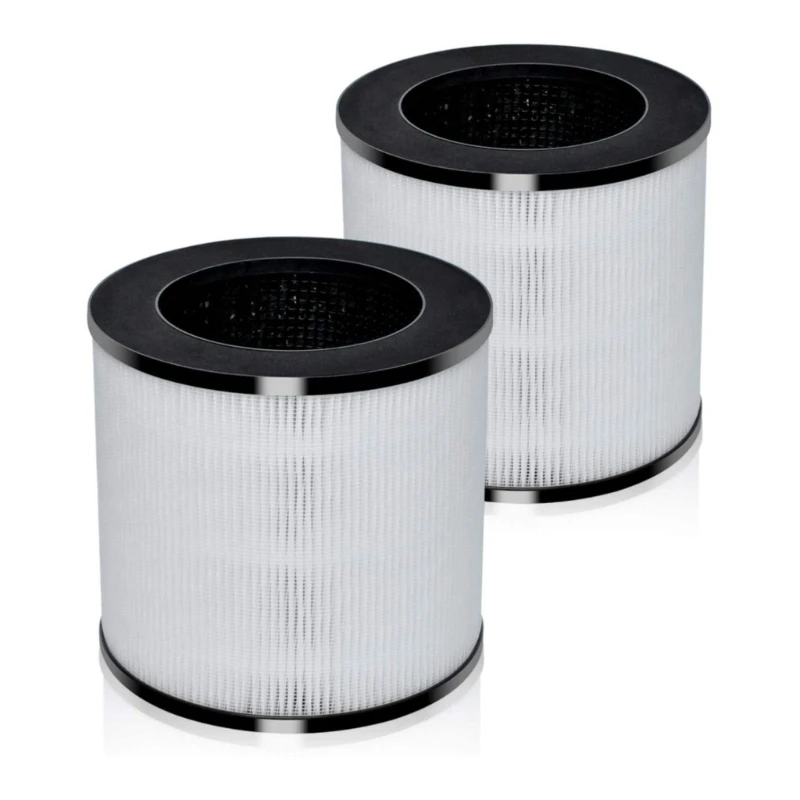 

2x Air Purifier Filter High Efficiency HEPA Activated Carbon Filter Replacement Suitable For Medify MA-14 MA-14W MA-14B