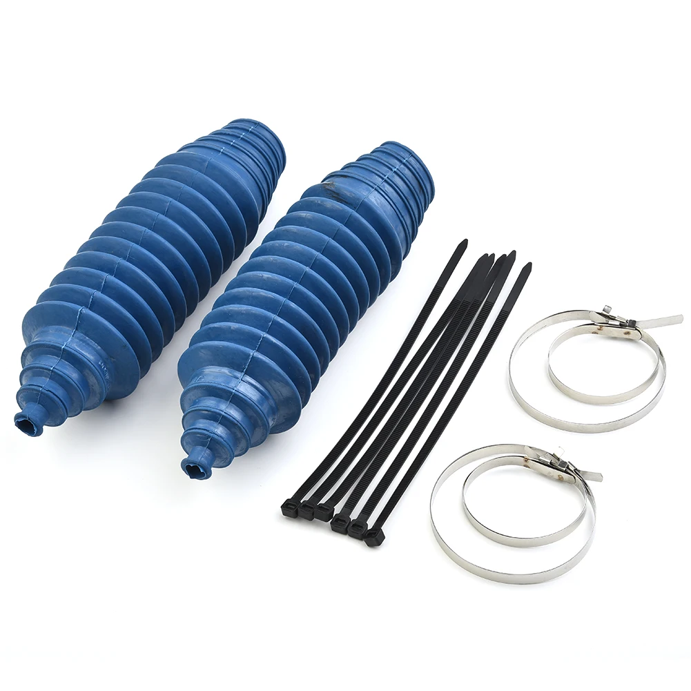 2PCS Universal Silicone Rack And Pinion Steering Boot Leggings Kit (2 Steering Gear Sets + 6 Cable Ties + 2 Sets Of Clamps)
2PCS Universal Silicone Rack And Pinion Steering Boot Leggings Kit (2 Steering Gear Sets + 6 Cable Ties + 2 Sets Of Clamps)