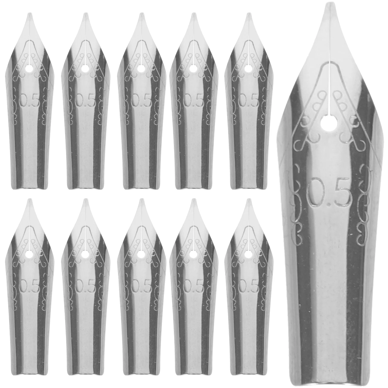 

30pcs Calligraphy Pen Nibs Fountain Pen Tips Replacement Metal Pen Nibs Replacement Nibs Pen Tips