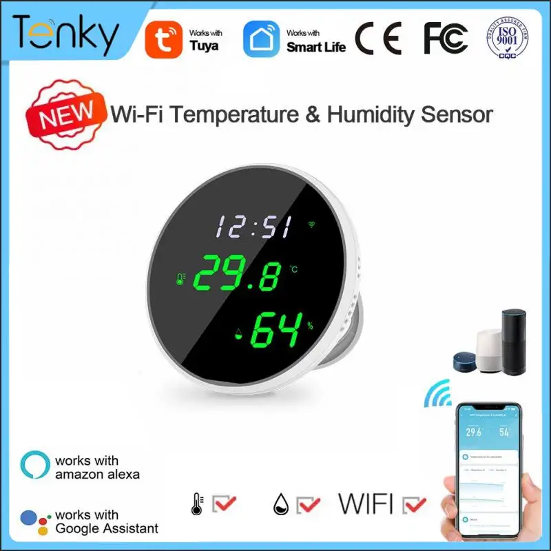 Умная Метеостанция Smart Life Tuya, светодиодный Wi-Fi датчик влажности с подсветкой, работает с ассистентом Alexa, 1-10 шт.
Умная Метеостанция Smart Life Tuya, светодиодный Wi-Fi датчик влажности с подсветкой, работает с ассистентом Alexa, 1-10 шт.