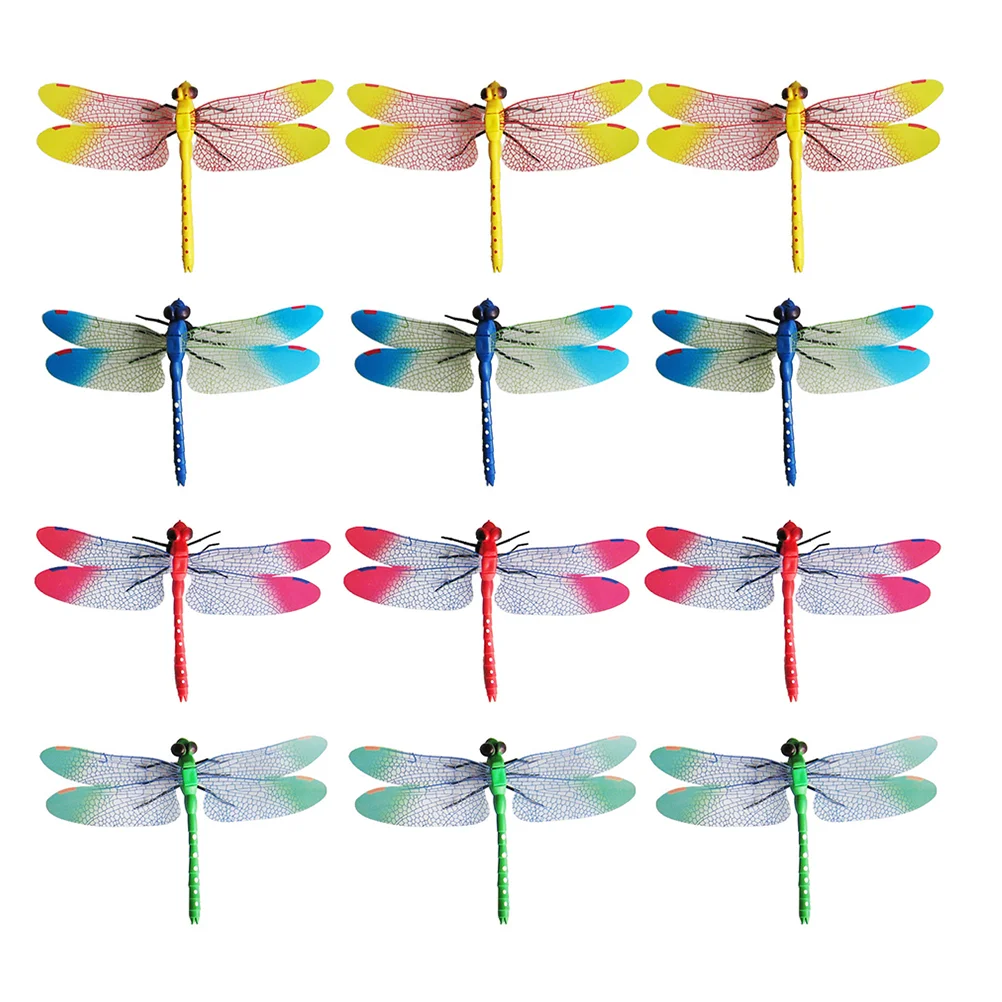 20pcs 3D Dragonfly Ornaments Colorful Dragonfly Wall Decor Insect Hanging Wall Ornament Kindergarten Wall Stickers for Garden
20pcs 3D Dragonfly Ornaments Colorful Dragonfly Wall Decor Insect Hanging Wall Ornament Kindergarten Wall Stickers for Garden