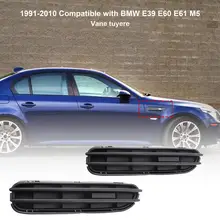 2Pcs Side Fender Vent Grill Long Service Life Anti-corrosion ABS Car Styling Side Fender Air Flow Vent Grille for BMW 5 Series M
2Pcs Side Fender Vent Grill Long Service Life Anti-corrosion ABS Car Styling Side Fender Air Flow Vent Grille for BMW 5 Series M