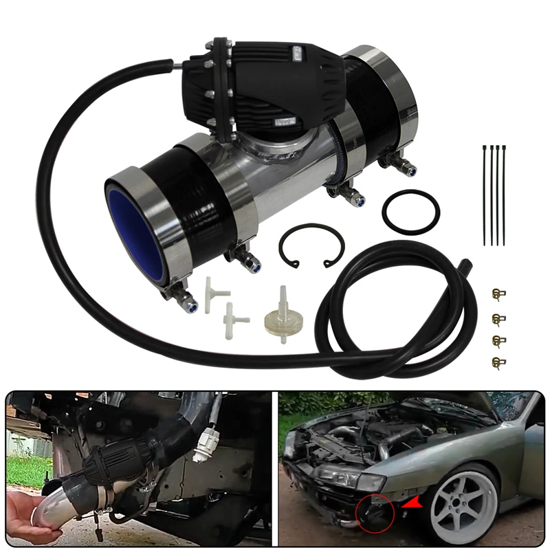 Universal SSQV SQV Style Turbo Blow Off Valve Kit Adjustable 25 PSI & 3.0" Flange Pipe 
Universal SSQV SQV Style Turbo Blow Off Valve Kit Adjustable 25 PSI & 3.0" Flange Pipe