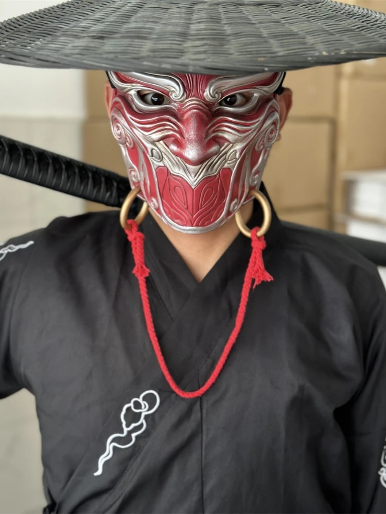 Mask Resin Red Men andWomen Same Style Ghost Face Horror Funny Exquisite Full Face Style Suitablefor Party Secret Room Bar Props
Mask Resin Red Men andWomen Same Style Ghost Face Horror Funny Exquisite Full Face Style Suitablefor Party Secret Room Bar Props