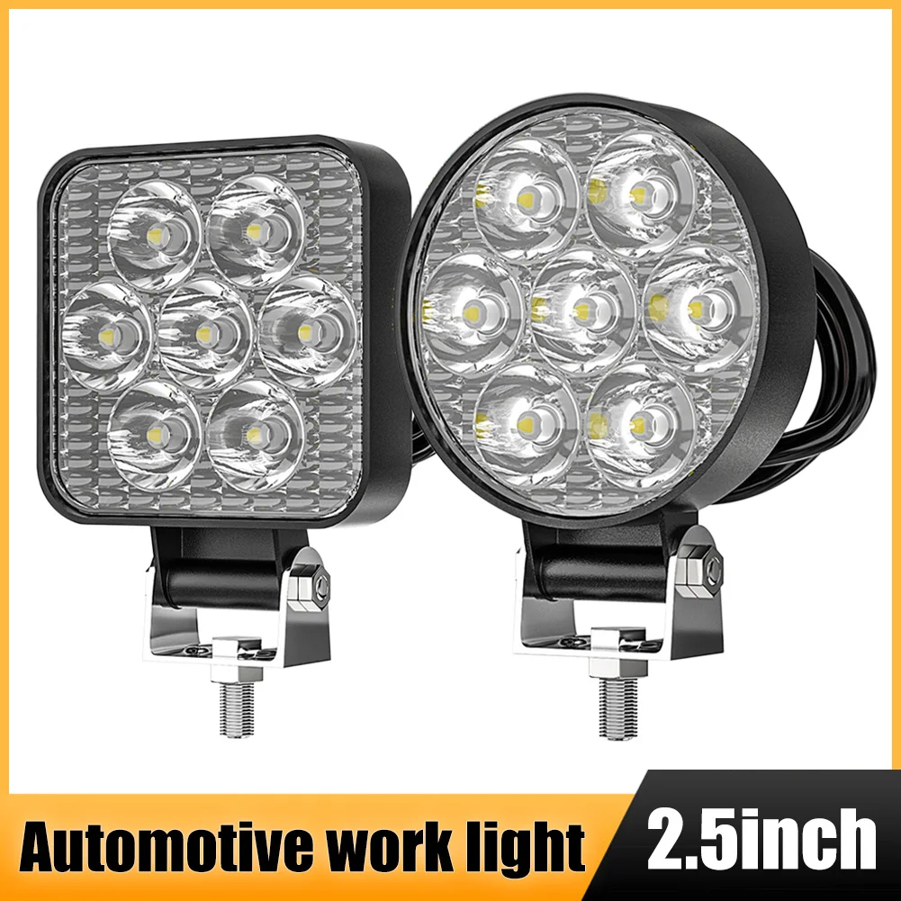 1/2/4pcs 42W LED Work Light 2.5" Square Round LED Pod 9-80V 7LED Spot Light Driving Fog Light For Off-Road SUV Truck Boat
1/2/4pcs 42W LED Work Light 2.5" Square Round LED Pod 9-80V 7LED Spot Light Driving Fog Light For Off-Road SUV Truck Boat