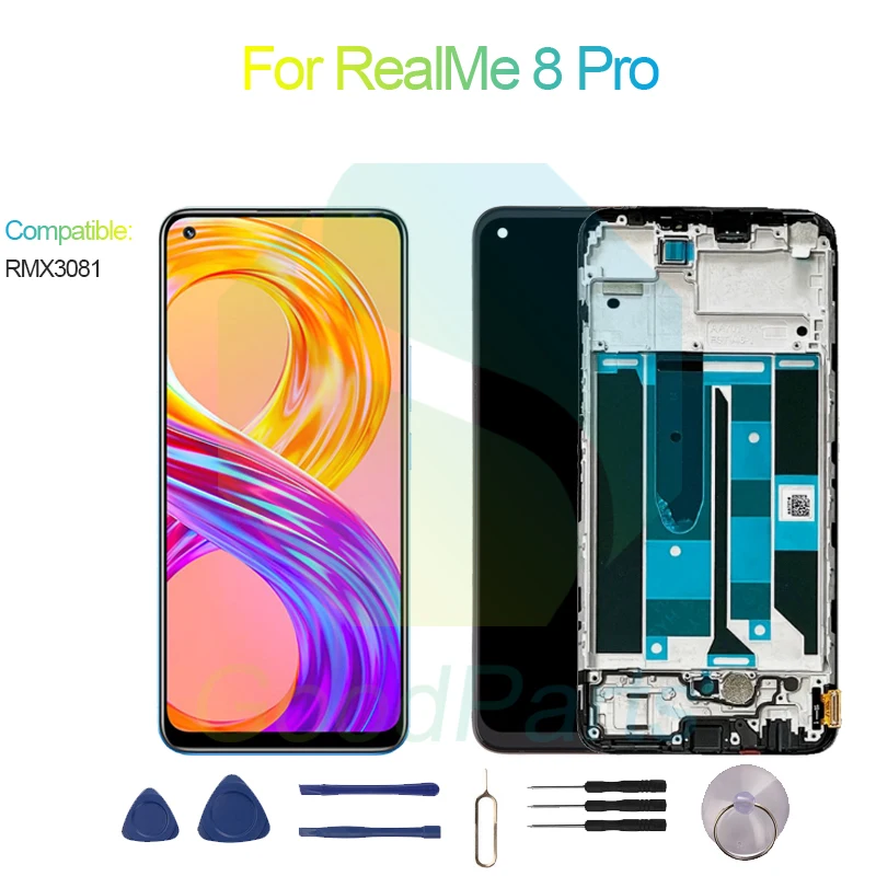For RealMe 8 Pro Screen Display Replacement 2400*1080 RMX3081 For RealMe 8 Pro LCD Touch Digitizer
For RealMe 8 Pro Screen Display Replacement 2400*1080 RMX3081 For RealMe 8 Pro LCD Touch Digitizer