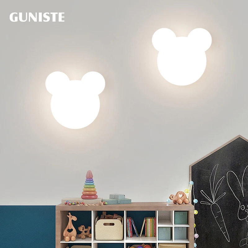 Cream wind White BEDROOM Children's room Bear decoration Bedside light hallway hallway living room TV background wall light
Cream wind White BEDROOM Children's room Bear decoration Bedside light hallway hallway living room TV background wall light