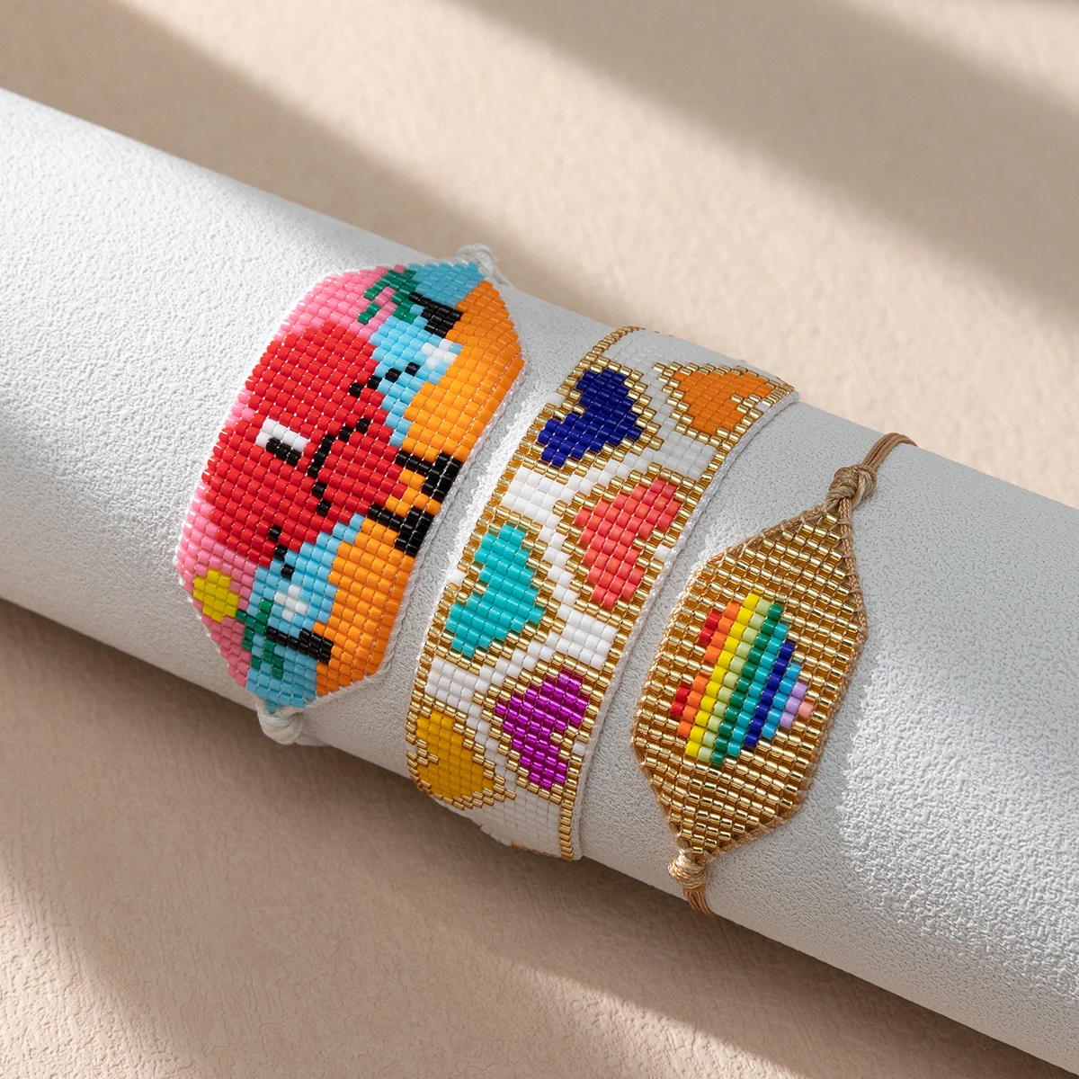 BLUESTAR Exquisite Miyuki Bracelets Lucky Colorful Heart Charm Bracelet Fashion Friendship Jewelry for Women Gift Wholesale
BLUESTAR Exquisite Miyuki Bracelets Lucky Colorful Heart Charm Bracelet Fashion Friendship Jewelry for Women Gift Wholesale
