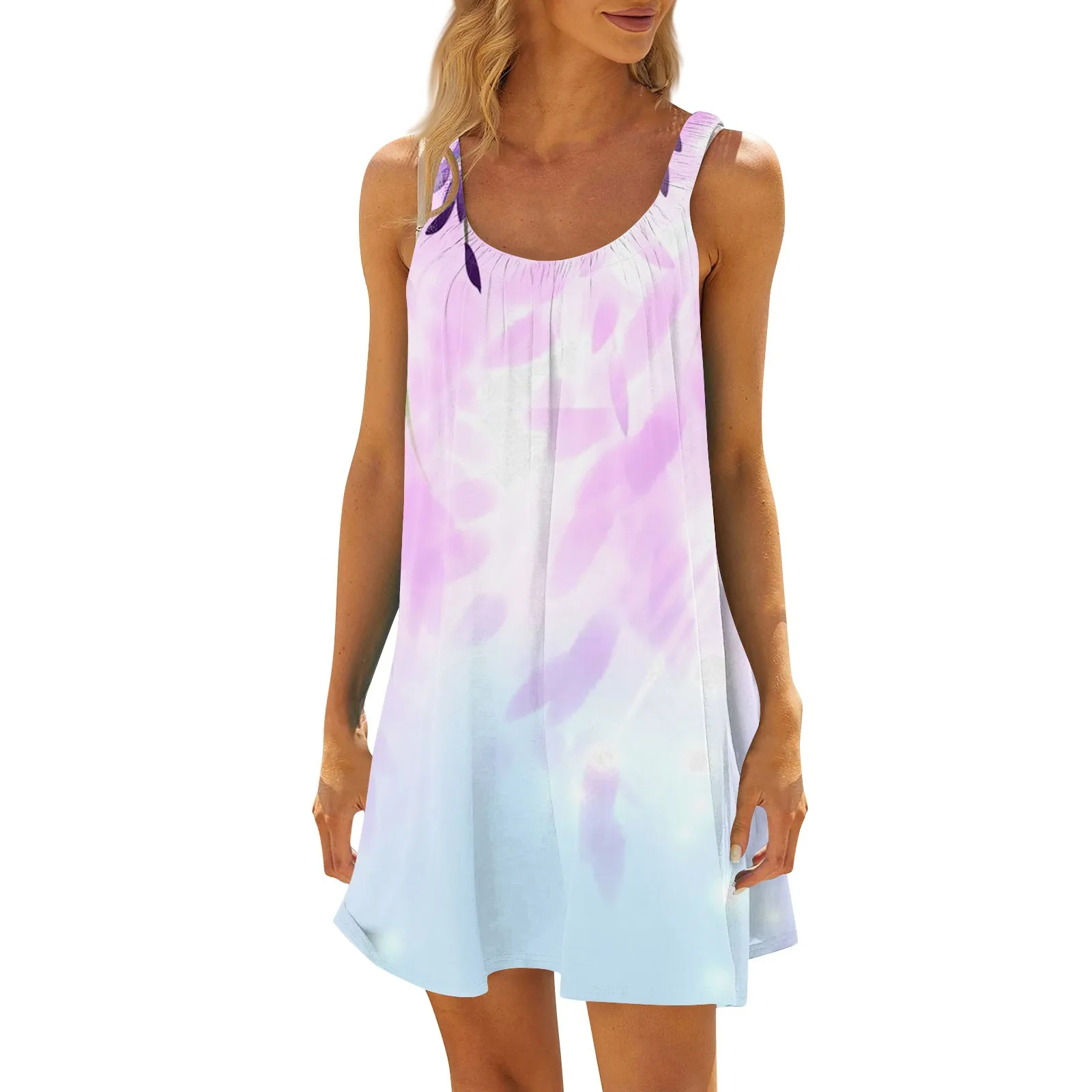 Women'S Fashion Summer Beach Casual Print Sleeveless Cute Sling Dress Summer Dress Printed Mini Dress Summer One-Piece Dress
Women'S Fashion Summer Beach Casual Print Sleeveless Cute Sling Dress Summer Dress Printed Mini Dress Summer One-Piece Dress