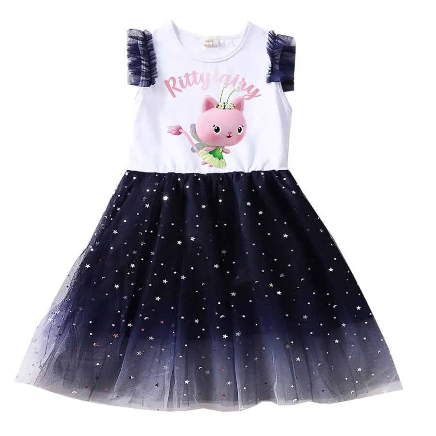 Gabbys Dollhouse Dress Kids Gabby Cats TShirt Mesh Sequin Dresses Toddler Girls Princess Vestidos Children Wedding Party Clothes
Gabbys Dollhouse Dress Kids Gabby Cats TShirt Mesh Sequin Dresses Toddler Girls Princess Vestidos Children Wedding Party Clothes