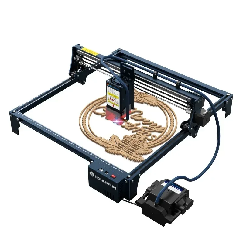 SCULPFUN S30 Pro Max 20W Automatic Air Assist System Wood Cutting Graving Wood Metal Gravador Engraver Laser Engraving Machine
SCULPFUN S30 Pro Max 20W Automatic Air Assist System Wood Cutting Graving Wood Metal Gravador Engraver Laser Engraving Machine