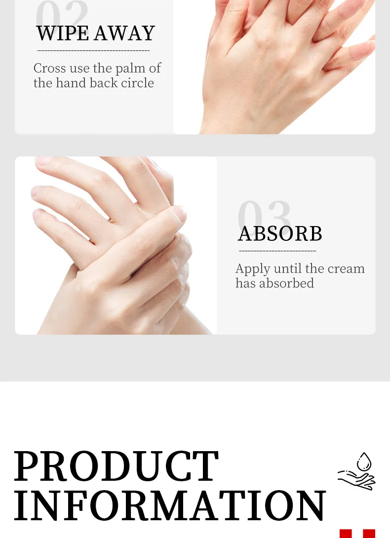 Moisturzing Nicotinamide Arbutin Hand Cream Dry Skin Care Cuticle Oil Whitening Cream Non-Greasy Anti-Aging Natural Hand Cream 17 S43e6ba927f4f4b6cb758a3485c72fd31A