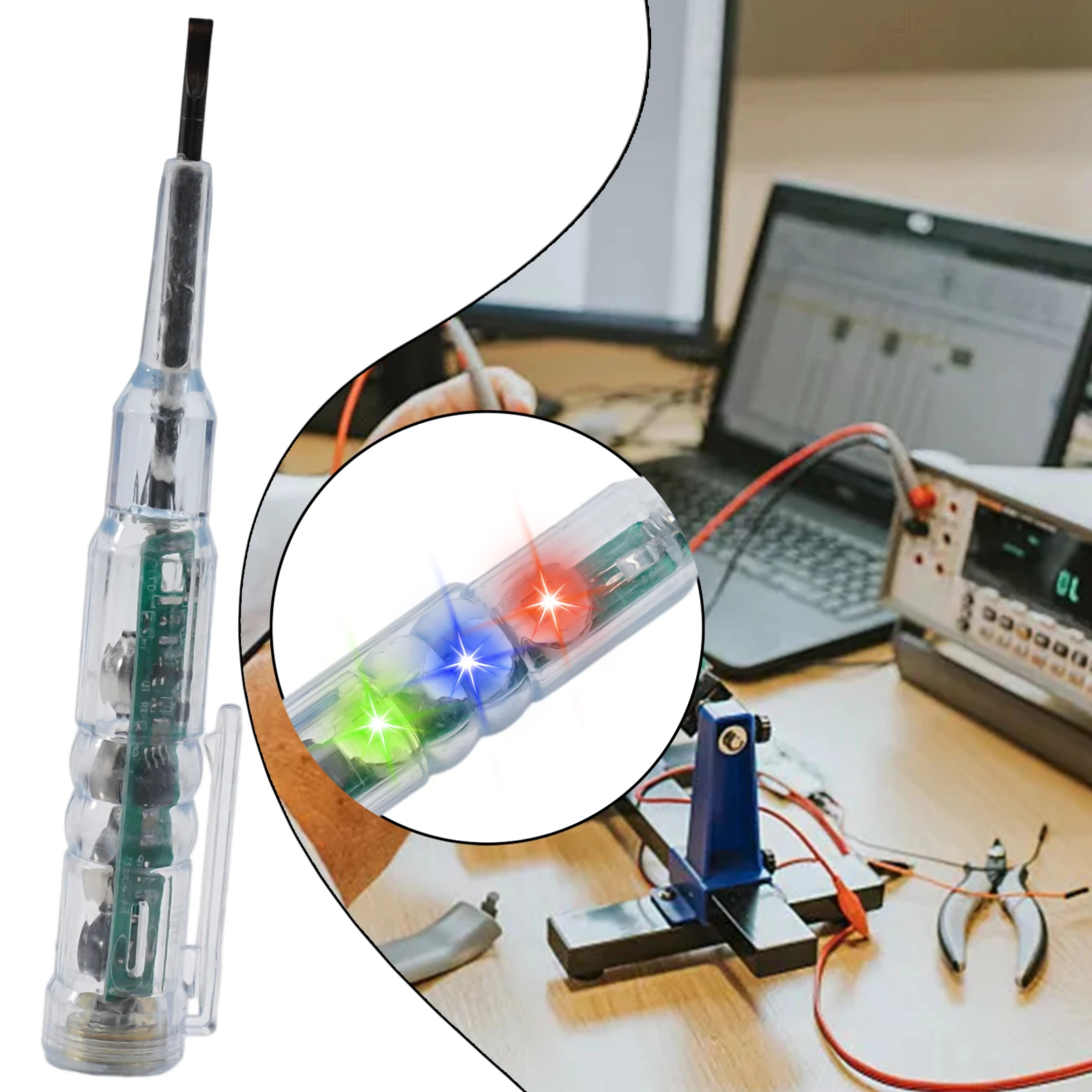 AC24-250V Non-contact Screwdriver Voltage Detector Smart Electric Test Pen Voltmeter Electric Circuit Electrical Hand Tool
AC24-250V Non-contact Screwdriver Voltage Detector Smart Electric Test Pen Voltmeter Electric Circuit Electrical Hand Tool