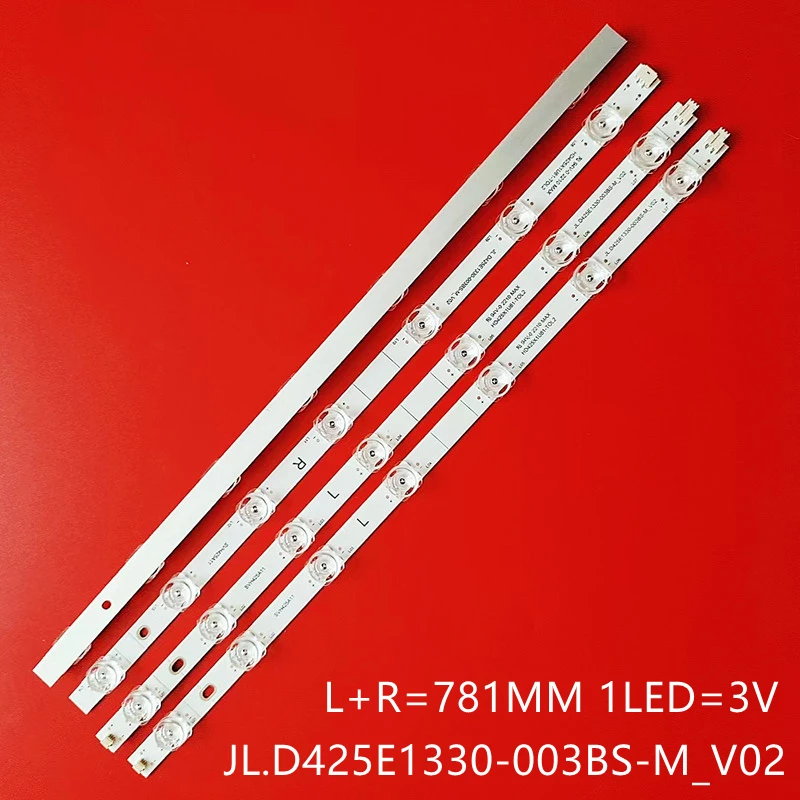 LED Backlight strip 14 lamp for 43"TV 43R6E3 43h6g 43R6090G 43H6570G JL.D425E1330-003BS-M_V02 HD425X1U81-T0L2 43R6000GM
LED Backlight strip 14 lamp for 43"TV 43R6E3 43h6g 43R6090G 43H6570G JL.D425E1330-003BS-M_V02 HD425X1U81-T0L2 43R6000GM