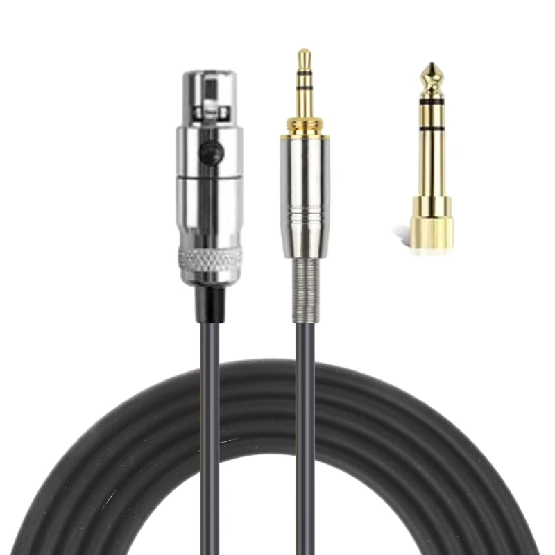 3.5mm Headphone Cable for Q701/K712/K702/K240 Headset Cord with 6.35mm Adapter Enhanced Sound Quality Wires 118in
3.5mm Headphone Cable for Q701/K712/K702/K240 Headset Cord with 6.35mm Adapter Enhanced Sound Quality Wires 118in