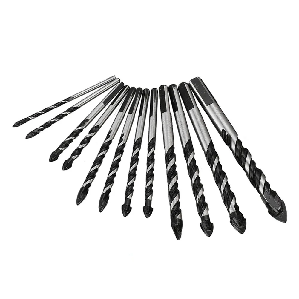 12pc Triangle Drill Bit Carbide 3-12mm For Marble Glass Tile Concrete Brick Punching Drilling Woodworking Power Tool Accessories
12pc Triangle Drill Bit Carbide 3-12mm For Marble Glass Tile Concrete Brick Punching Drilling Woodworking Power Tool Accessories